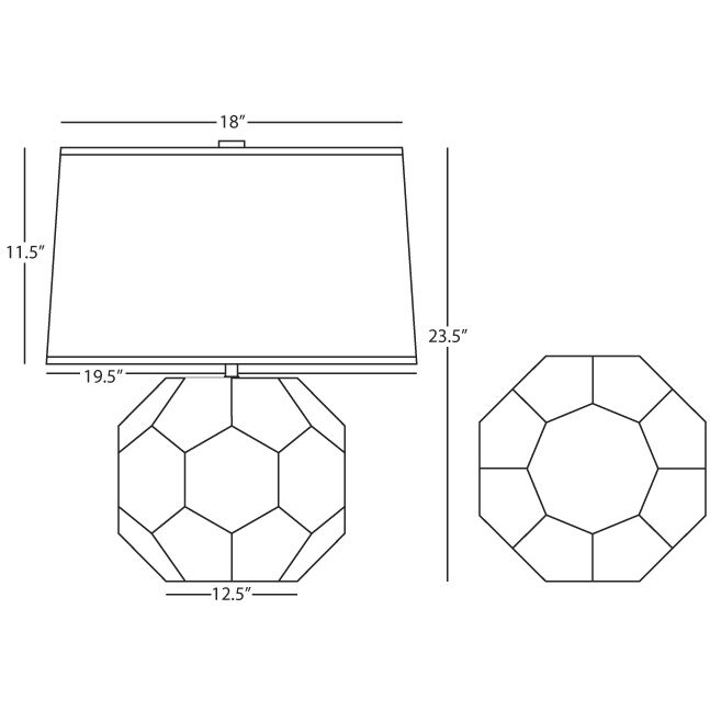 Franklin 23.5 inch 150.00 watt Cobalt Glaze Table Lamp Portable Light
