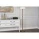 Rico Espinet Ovo 66 inch 150.00 watt Aged Brass Torchiere Portable Light