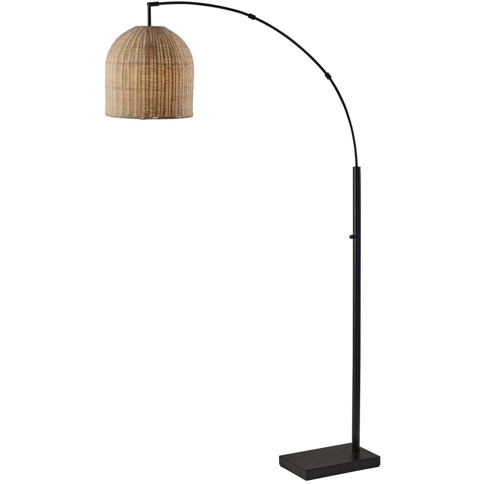 Bahama 80 inch 100.00 watt Dark Bronze Arc Floor Lamp Portable Light 