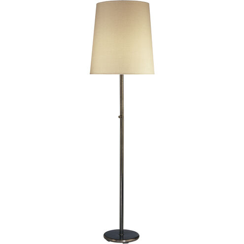 Rico Espinet Buster 79.5 inch 200.00 watt Deep Patina Bronze Floor Lamp Portable Light in Muslin Claiborne