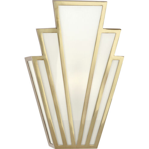 Empire 1 Light 7 inch Modern Brass Wall Sconce Wall Light