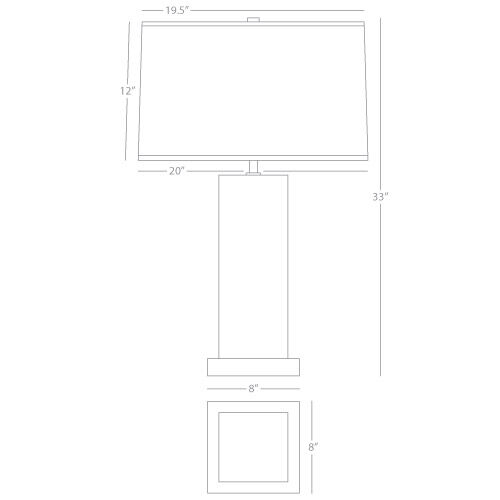Harvey 33 inch 150.00 watt Bone Table Lamp Portable Light