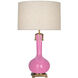 Athena 31.63 inch 150.00 watt Schiaparelli Pink Table Lamp Portable Light
