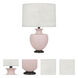 Michael Berman Atlas 25.25 inch 150 watt Matte Woodrose Table Lamp Portable Light in Deep Patina Bronze