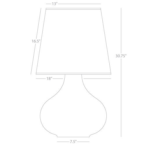 June 30.75 inch 150 watt Oxblood Table Lamp Portable Light in Oyster Linen