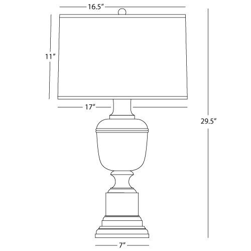 Annika 29.5 inch 150.00 watt Cobalt Table Lamp Portable Light in Cloud Cream Silk
