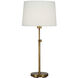 Koleman 25.25 inch 100.00 watt Aged Brass Table Lamp Portable Light