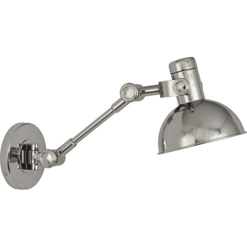 Rico Espinet Scout 9 inch 60.00 watt Polished Nickel Wall Swinger Wall Light