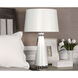 Pearl 29.38 inch 150 watt Lily Table Lamp Portable Light in Polished Nickel, Lily With Silver