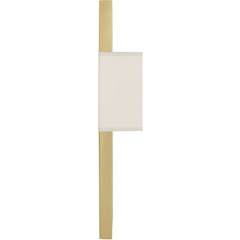 Doughnut 2 Light 15 inch Antique Brass Wall Sconce Wall Light in Snowflake