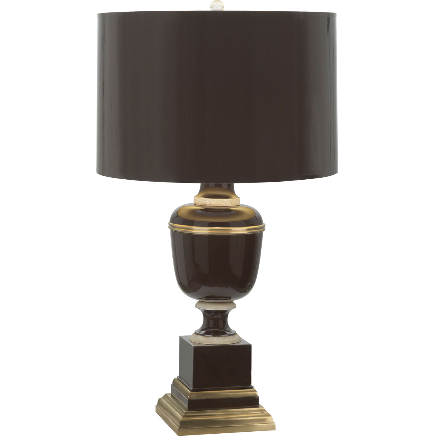 Annika 24 inch 60 watt Chocolate Accent Lamp Portable Light in Chocolate With Matte Gold