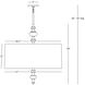 Arthur 3 Light 27 inch Polished Nickel Pendant Ceiling Light
