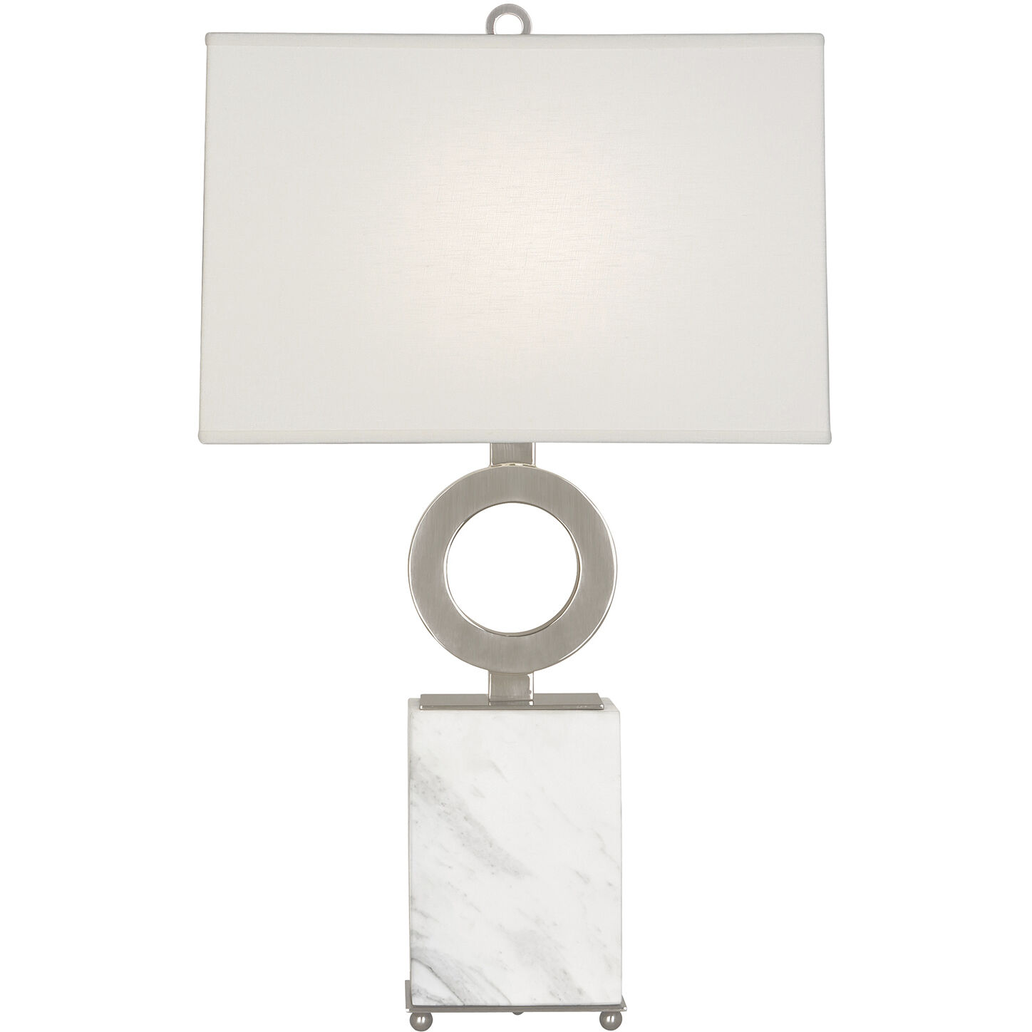 Oculus 28 inch 150 watt Antique Silver Table Lamp Portable Light in Oyster Linen