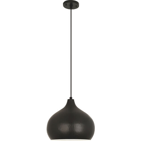 Dal 1 Light 14 inch Deep Patina Bronze Pendant Ceiling Light