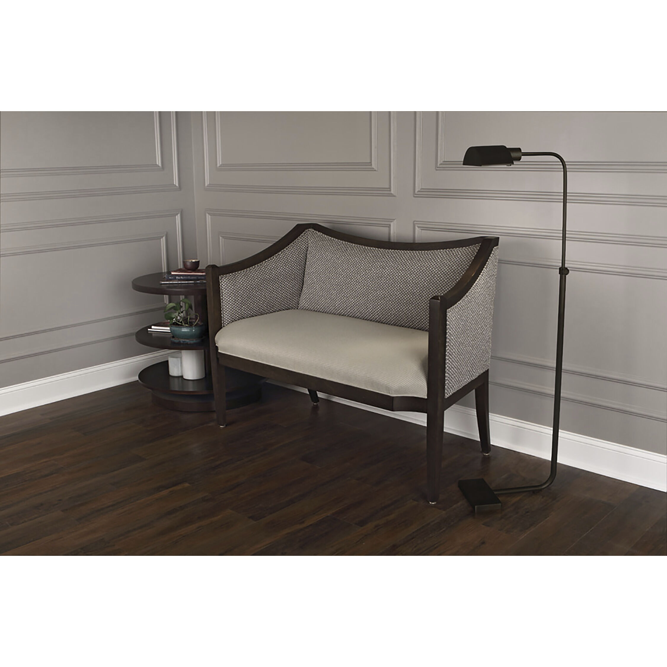 Koleman 35.63 inch 60.00 watt Deep Patina Bronze Floor Lamp Portable Light