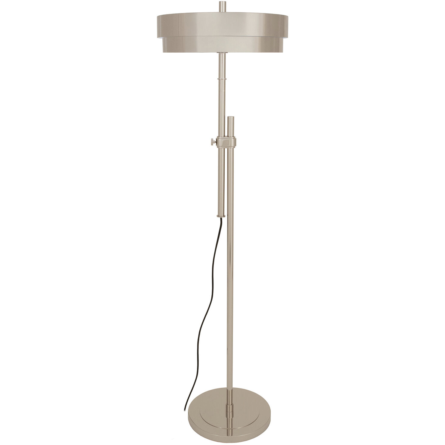 Elliott 43.75 inch 5 watt Polished Nickel Floor Lamp Portable Light