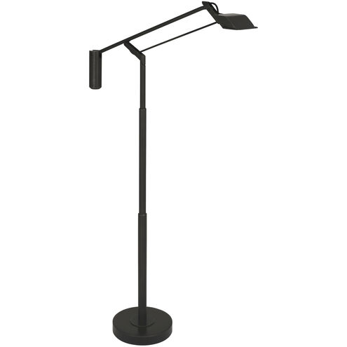 Heron 43.75 inch 5.00 watt Deep Patina Bronze Floor Lamp Portable Light
