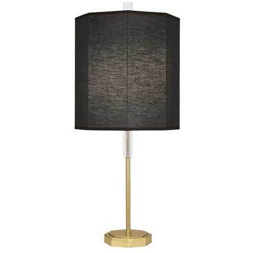 Kate 32.5 inch 150.00 watt Modern Brass Table Lamp Portable Light in Raven Black