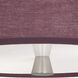 Decker 2 Light 17 inch Polished Nickel Flushmount Ceiling Light in Vintage Wine