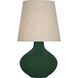 June 30.75 inch 150.00 watt Jungle Glaze Table Lamp Portable Light in Buff Linen