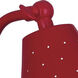 Pierce 14.13 inch 60 watt Ruby Red Accent Lamp Portable Light