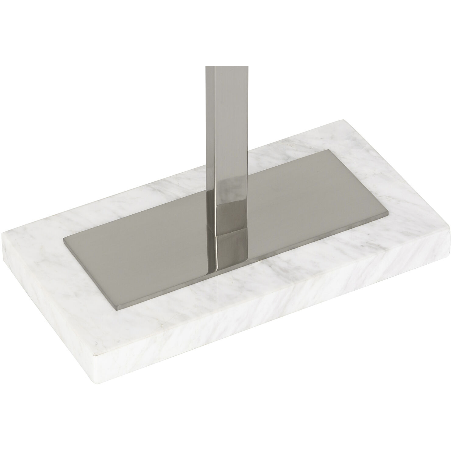 Oculus 62.13 inch 150.00 watt Antique Silver Floor Lamp Portable Light in Black With White