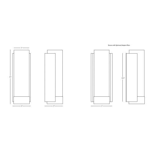 Tyrone 1 Light 4 inch Deep Patina Bronze Wall Sconce Wall Light