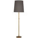 Rico Espinet Buster 79.5 inch 200.00 watt Aged Brass Floor Lamp Portable Light in Smoke Gray