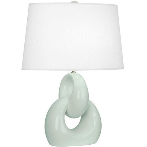 Fusion 27 inch 150.00 watt Celadon Table Lamp Portable Light