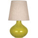 June 30.75 inch 150.00 watt Citron Table Lamp Portable Light in Buff Linen