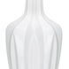 Small Emma 30 inch 150 watt Daisy Glazed Ceramic with Polished Nickel and Lucite Accent Lamp Portable Light