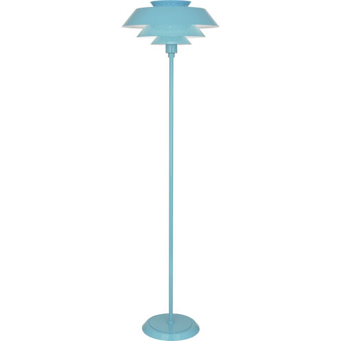 Pierce 60.38 inch 150.00 watt Egg Blue Floor Lamp Portable Light