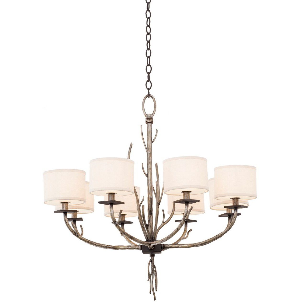 Denali 8 Light 32 inch Bronze Jewel Tone Chandelier Ceiling Light