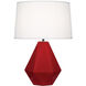 Delta 22.5 inch 150.00 watt Ruby Red Table Lamp Portable Light