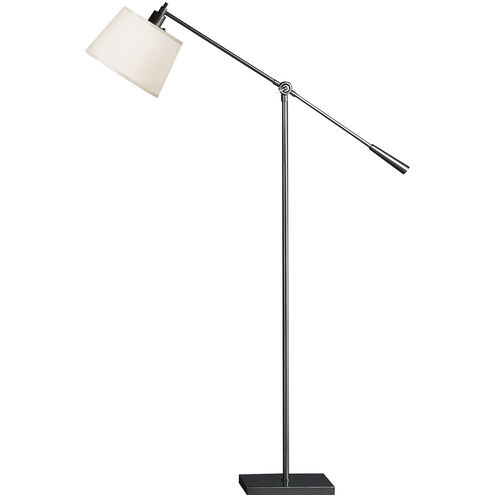 Real Simple 42.5 inch 100.00 watt Gunmetal Powder Coat Floor Lamp Portable Light