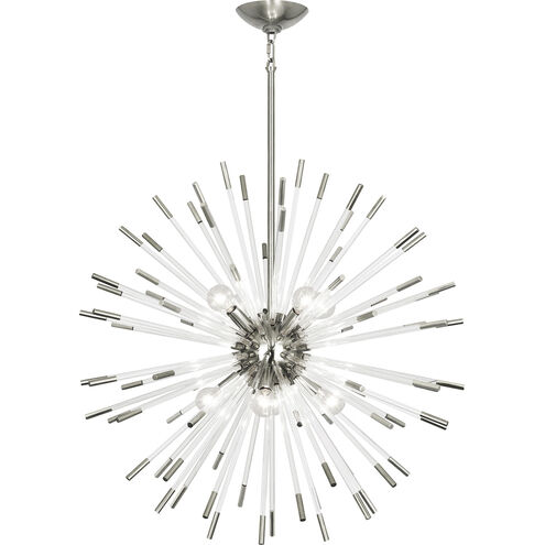 Andromeda 8 Light 28 inch Polished Nickel Chandelier Ceiling Light