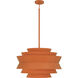 Pierce 3 Light 23 inch Tangerine Pendant Ceiling Light