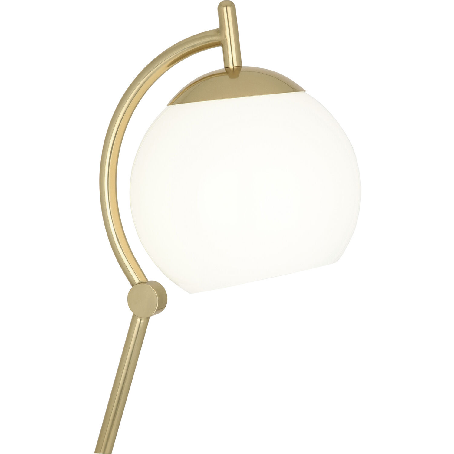 Nova 23.5 inch 100 watt Modern Brass Table Lamp Portable Light