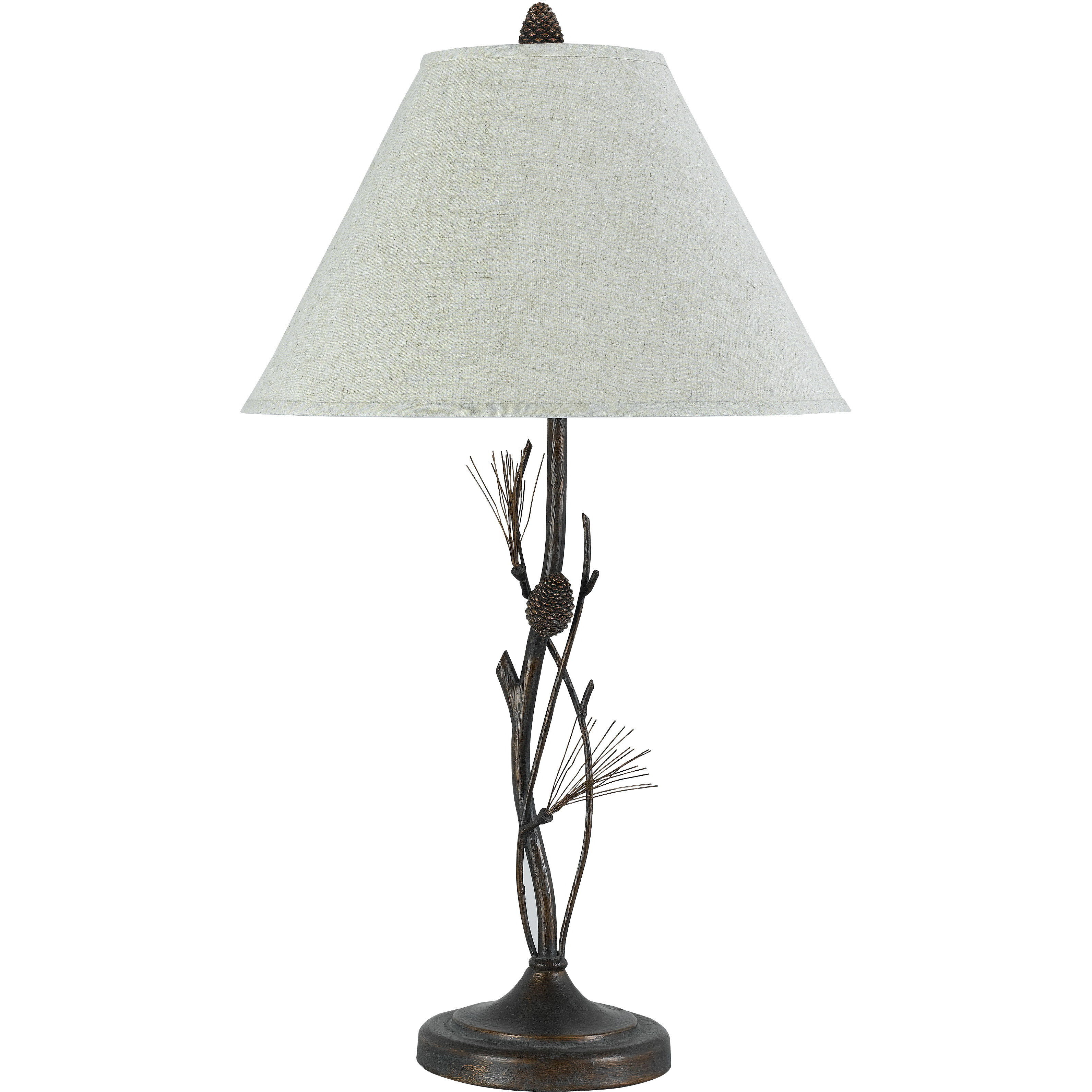 Pine 32 inch 150 watt Willow Table Lamp Portable Light