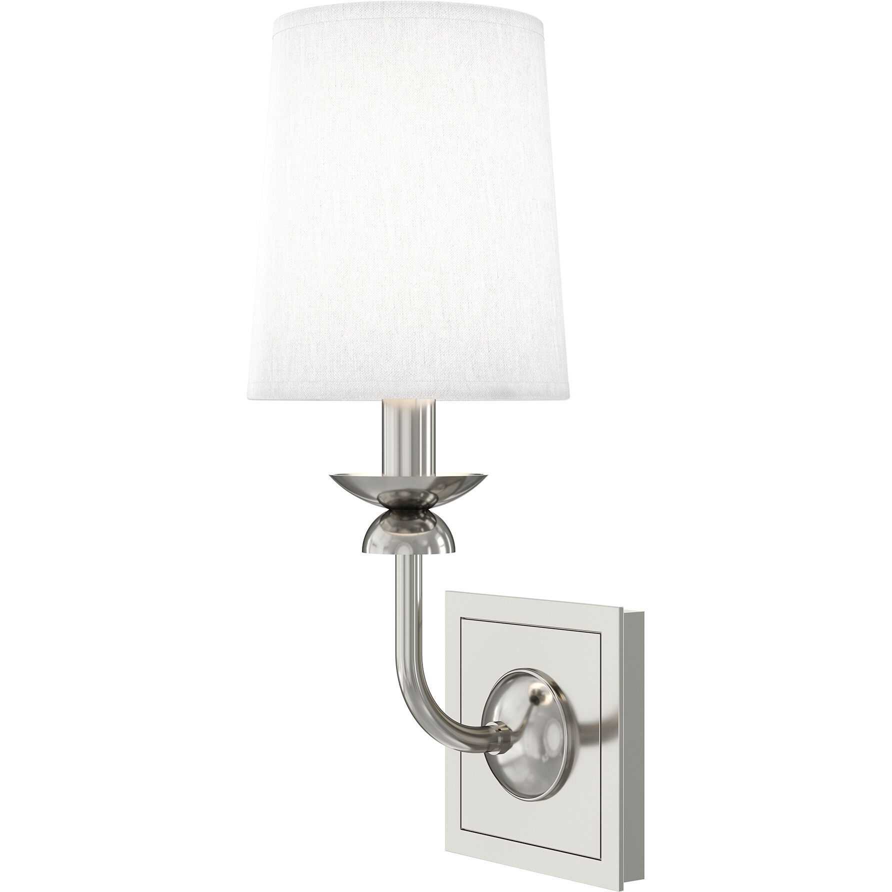 William 1 Light 5.25 inch Polished Nickel Wall Sconce Wall Light