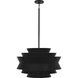 Pierce 3 Light 23 inch Piano Black Pendant Ceiling Light
