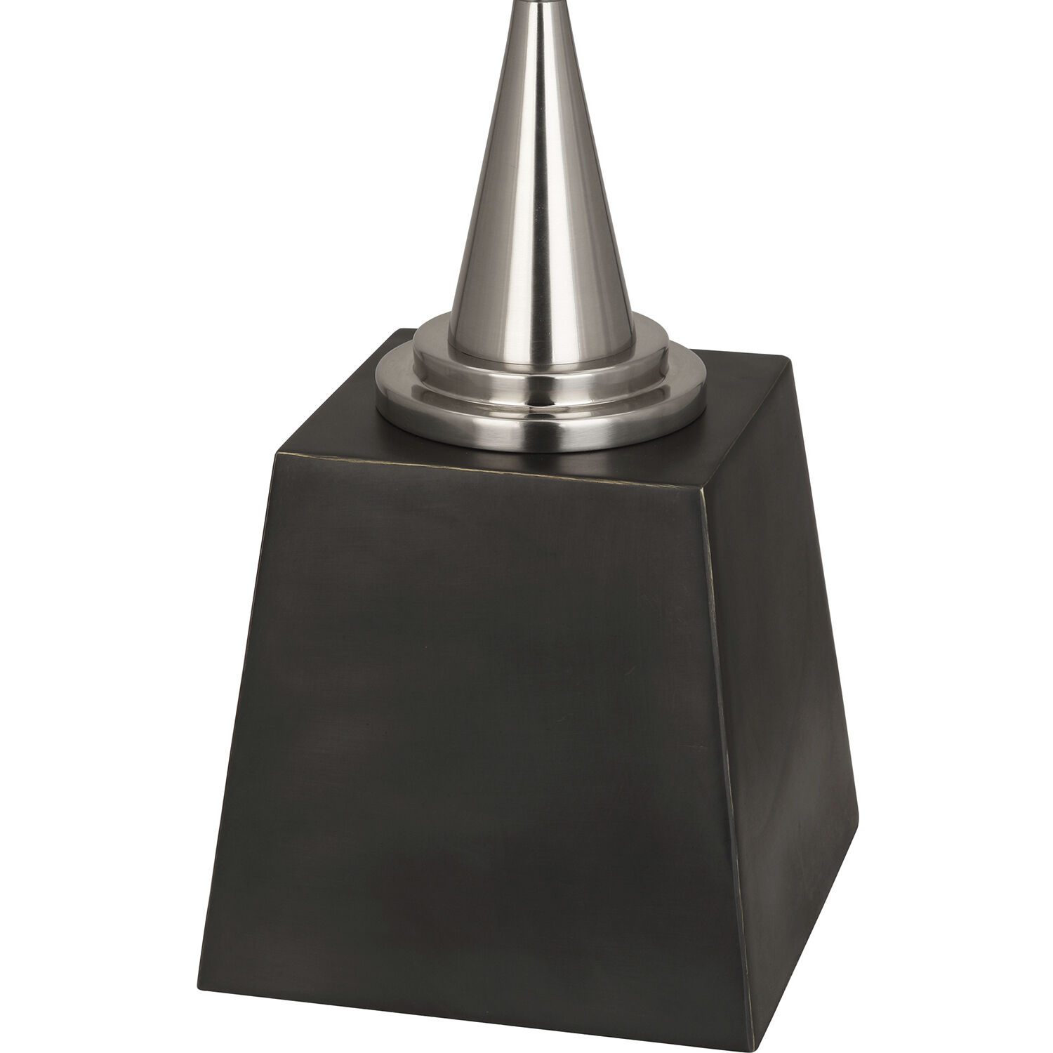 Cosmos 30 inch 150 watt Antique Silver with Deep Patina Bronze Table Lamp Portable Light