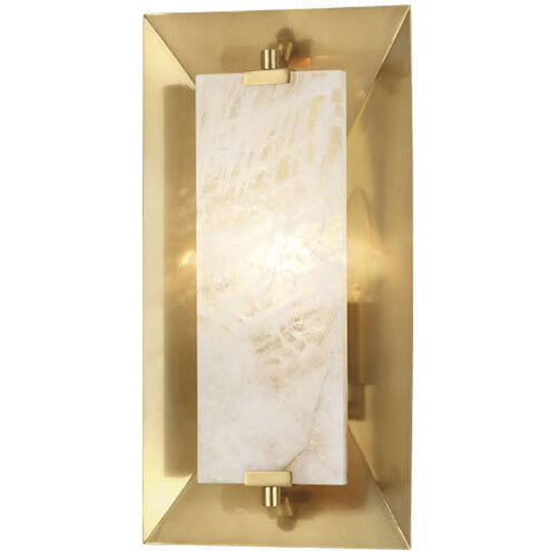 Gemma 1 Light 6.25 inch Modern Brass Wall Sconce Wall Light