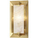 Gemma 1 Light 6.25 inch Modern Brass Wall Sconce Wall Light