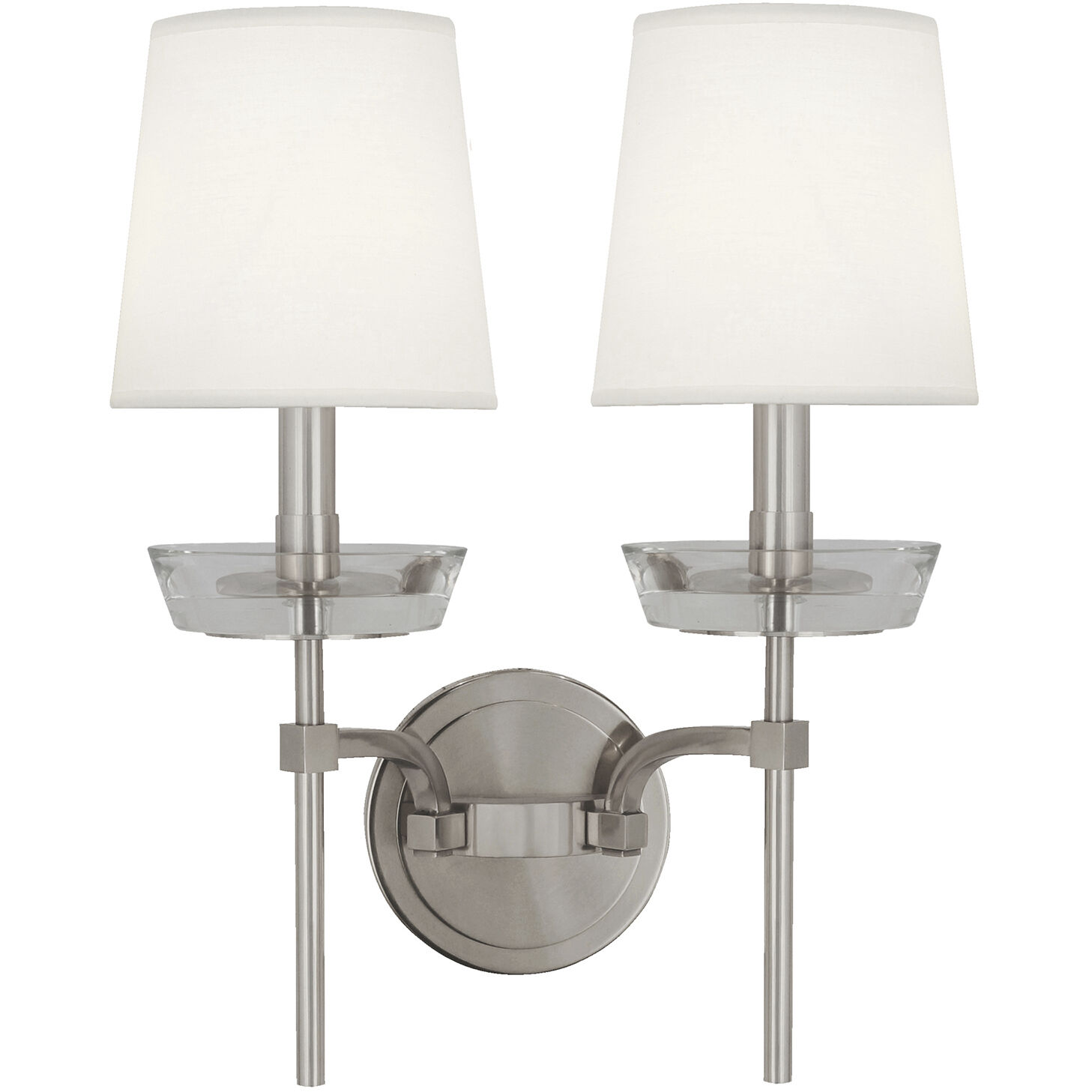 Cristallo Wallchiere Wall Light in Polished Nickel