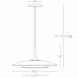 Axiom 3 Light 11.25 inch Polished Nickel Pendant Ceiling Light