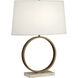 Logan 24.5 inch 150.00 watt Aged Brass Table Lamp Portable Light in Fondine