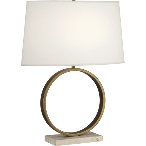 Logan 24.5 inch 150.00 watt Aged Brass Table Lamp Portable Light in Fondine