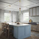 Hatteras LED 11.75 inch Natural Rope with Modern Brass Pendant Ceiling Light