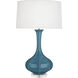 Pike 32.75 inch 150.00 watt Peacock Table Lamp Portable Light in Lucite